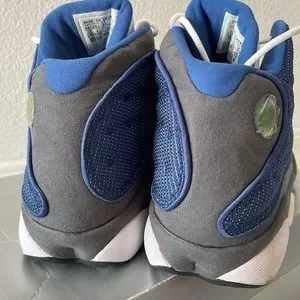 NIKE Air Jordan Retro 13 with box Men’s 10.5 white grey blue EUC Nike | Shoes | Nike Air Jordan Retro 3 With Box Mens 15  main image 2